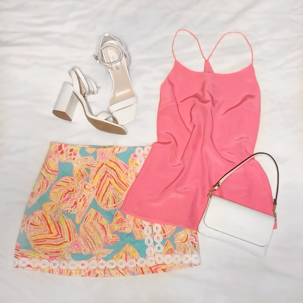 NWT Lilly Pulitzer Strappy Pink Pout Tank Top